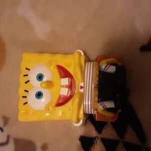 Spongebob Nickelodeon Bongos Spring Toy/Figure Vintage Y2K 2004